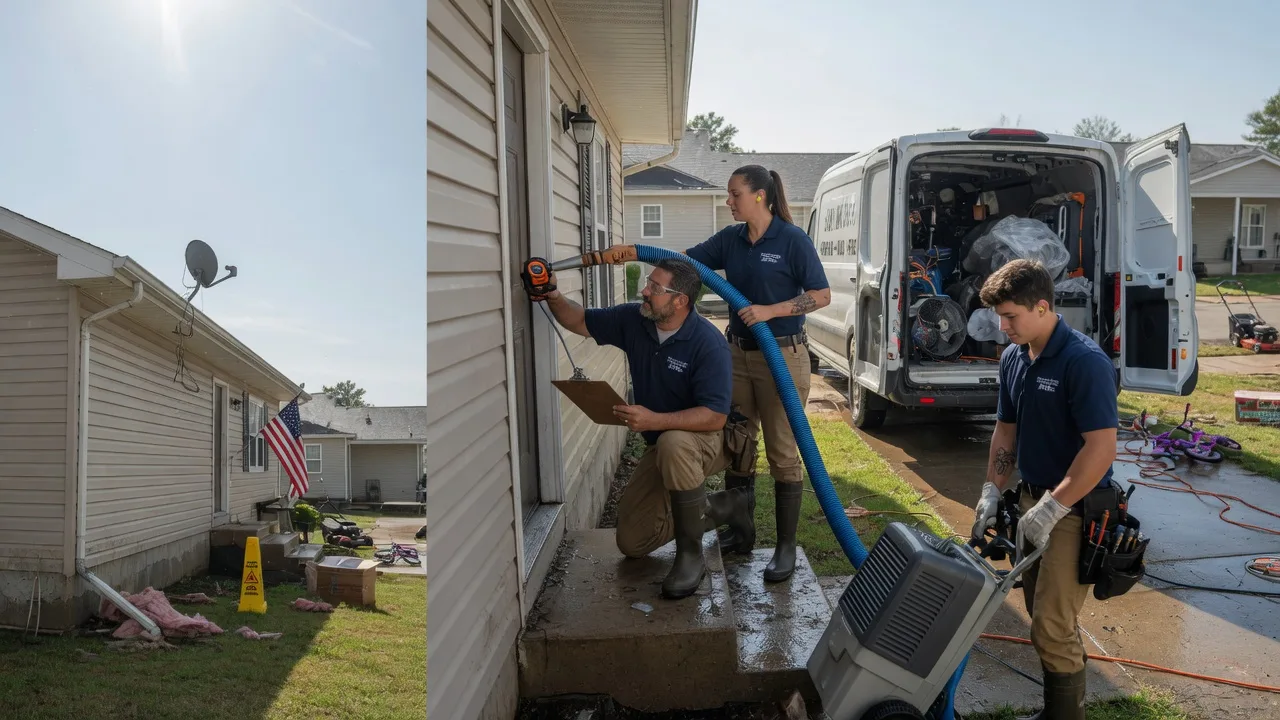 Ceiling Water Damage Restoration in Macon, MO near me